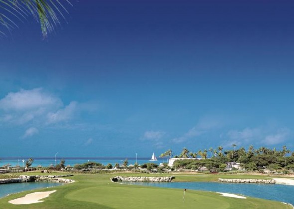 campo de golf del Divi Village Golf and Beach Resort